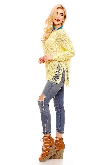 Pull Made in Italy Jaune