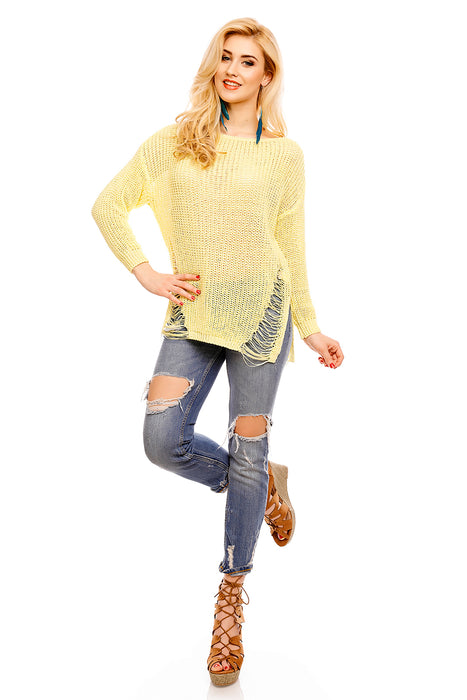 Pull Made in Italy Jaune